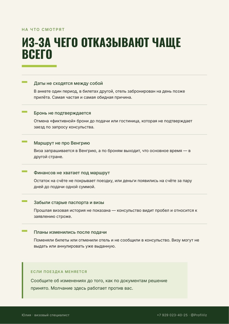 Чек-лист по визе в Венгрию — слайд 5
