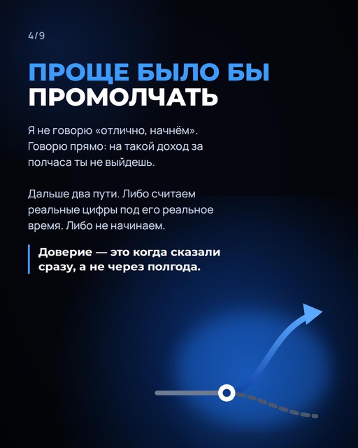Слайд 4 карусели «Доверие»